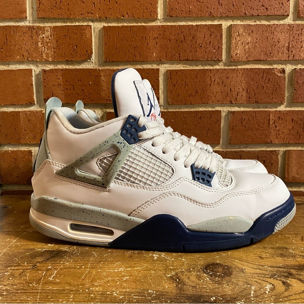 Jordan 4 Retro Basketball Shoes Sneakers 'Midnight Navy' DH6927-140 Mens 9.5